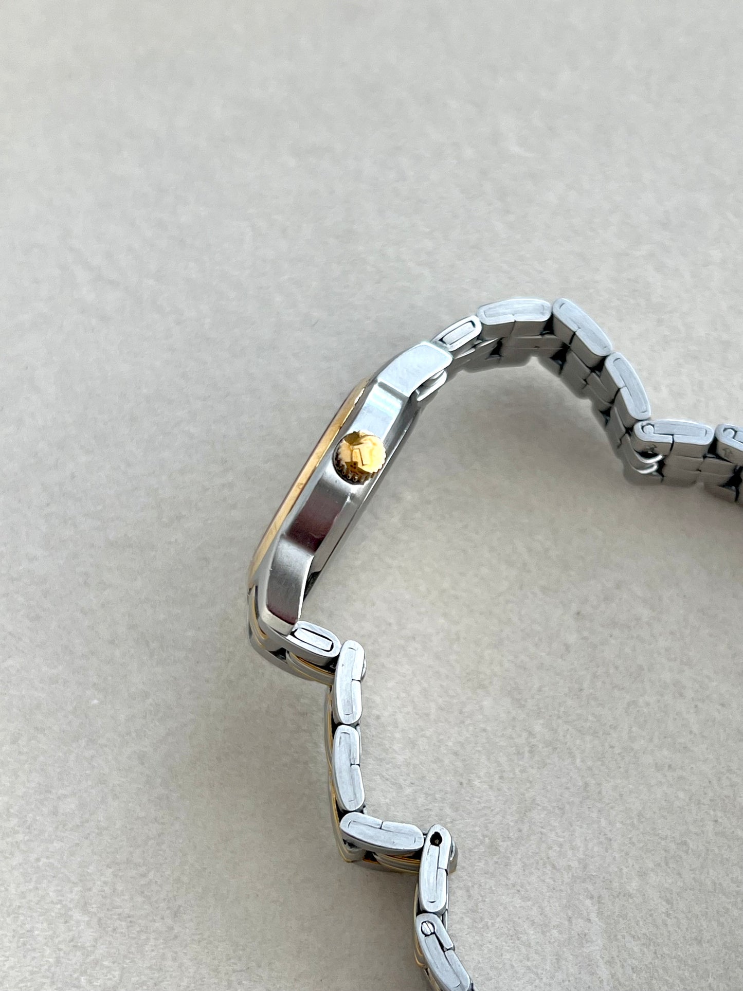 Tissot Two Tone Women's Watch with Golden Roman Numerals