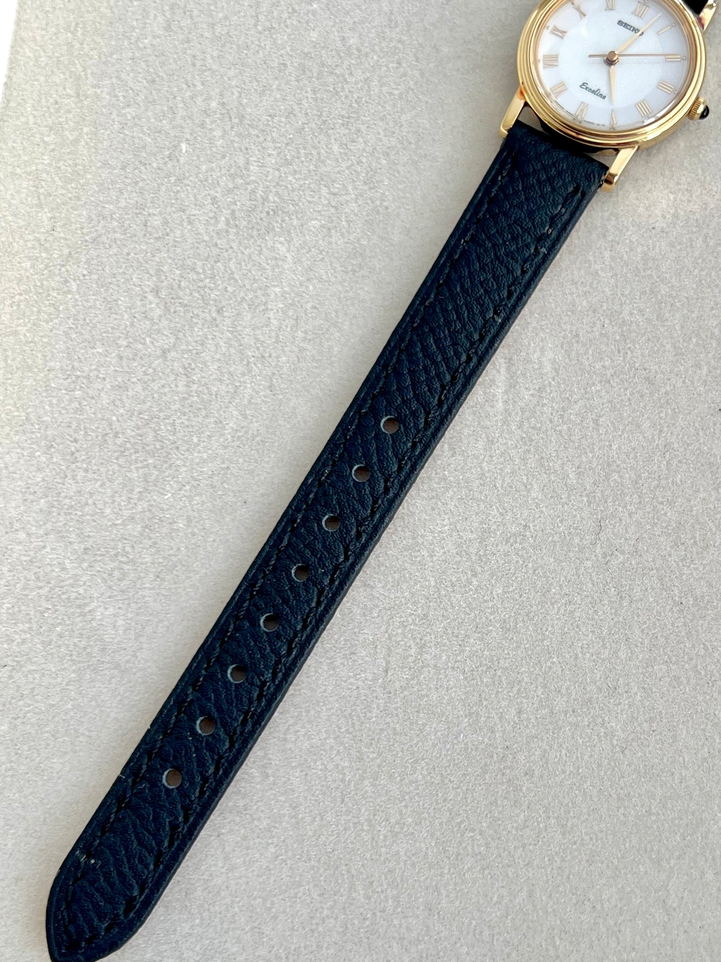 Seiko Exceline Gold Tone Woman's Watch with Stardust Dial