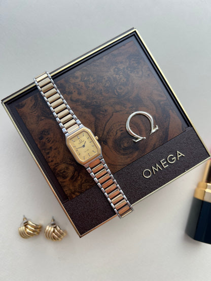 Omega De Ville "America" Rectangular Octo Women's Watch - B