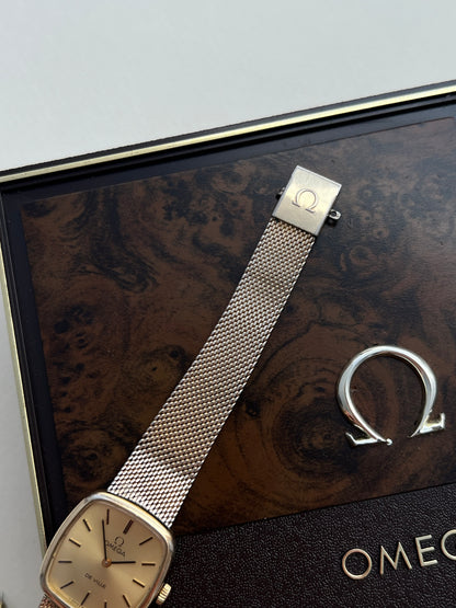 Omega De Ville Gold Women’s Watch on Milanese Mesh Bracelet