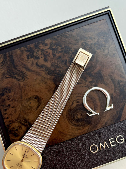 Omega De Ville Gold Women’s Watch on Milanese Mesh Bracelet