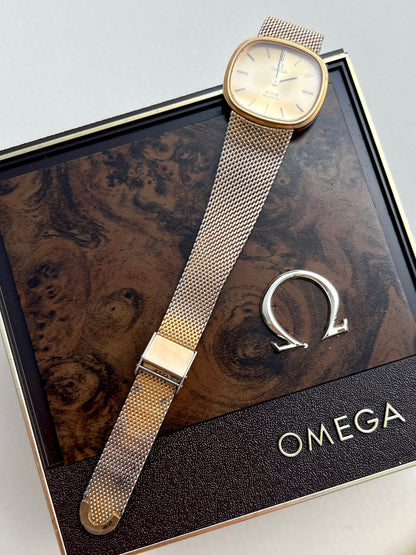 Omega De Ville Gold Women’s Watch on Milanese Mesh Bracelet