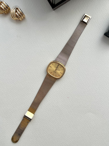 Omega De Ville Gold Women’s Watch on Milanese Mesh Bracelet