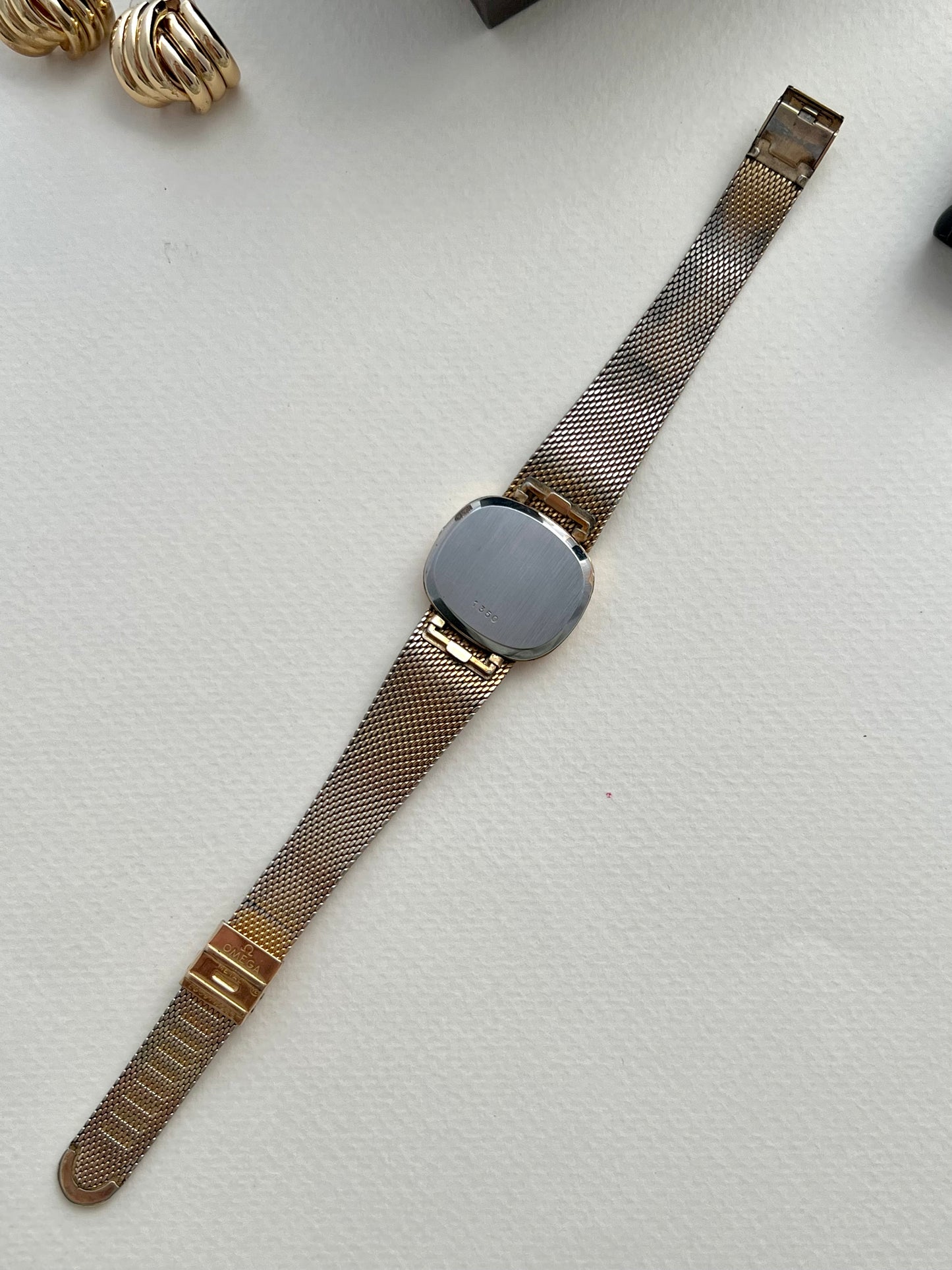 Omega De Ville Gold Women’s Watch on Milanese Mesh Bracelet