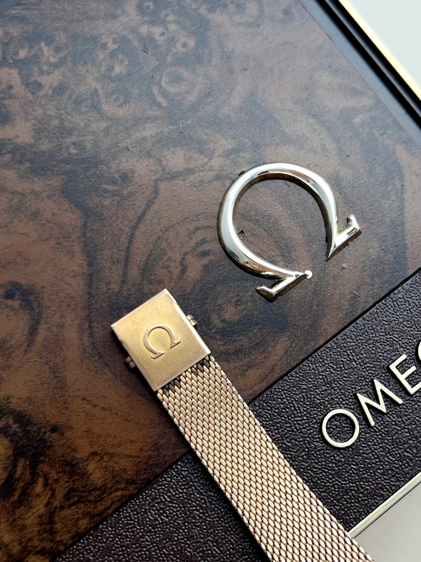 Omega De Ville Gold Women’s Watch on Milanese Mesh Bracelet