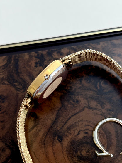 Omega De Ville Gold Women’s Watch on Milanese Mesh Bracelet