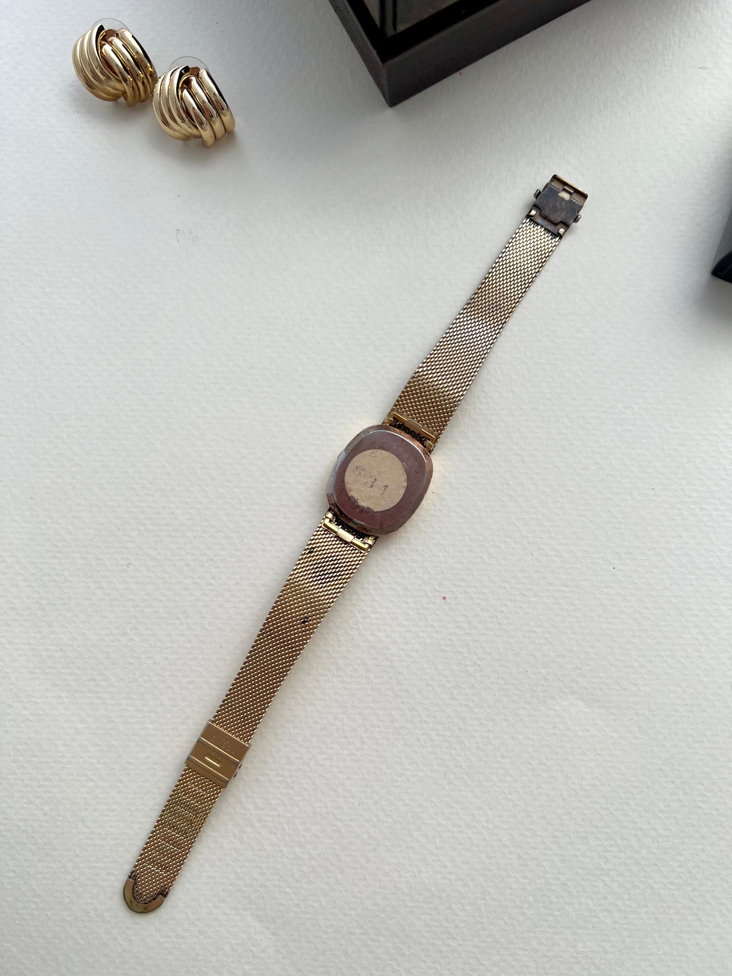 Omega De Ville Gold Women’s Watch on Milanese Mesh Bracelet