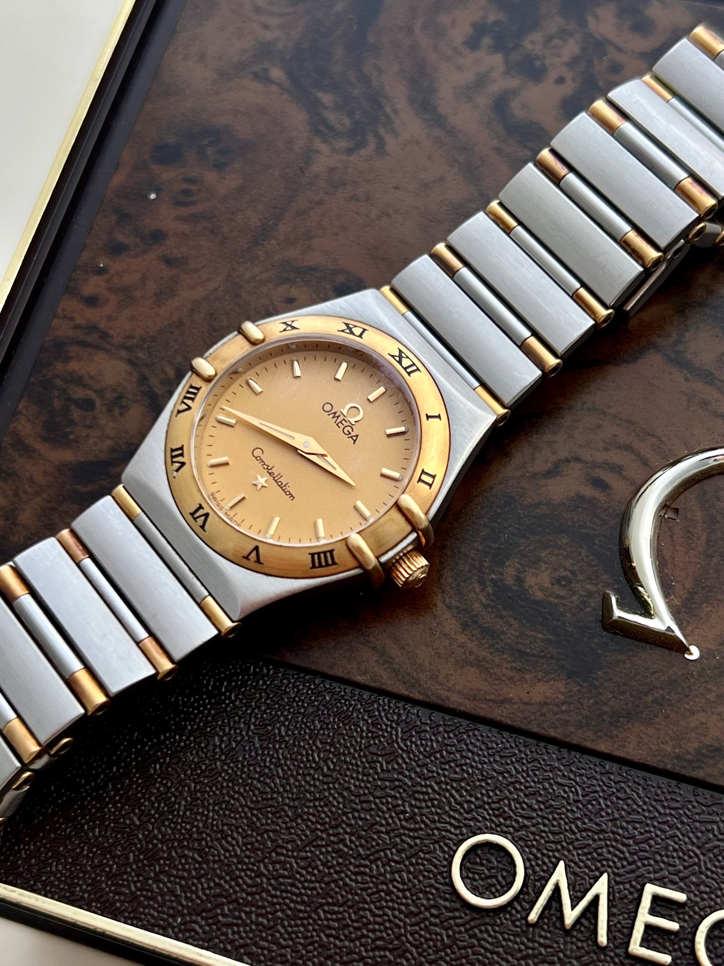 Omega Constellation Two-tone Women’s Watch Gold Face