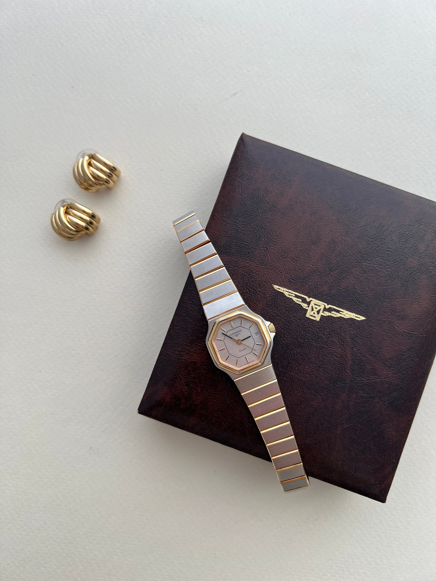 Longines Octagonal Two Tone Women's Watch