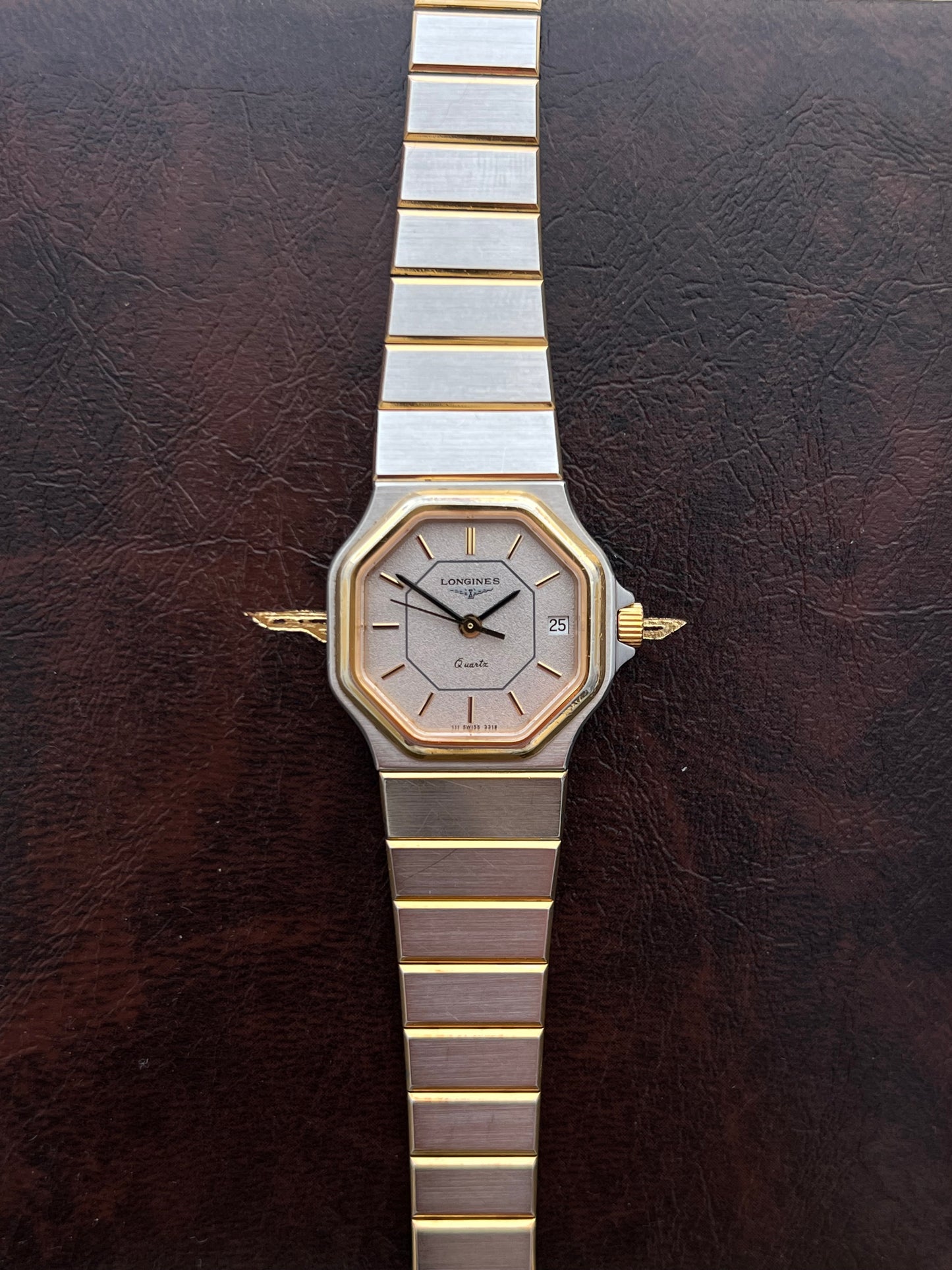 Longines Octagonal Two Tone Women's Watch