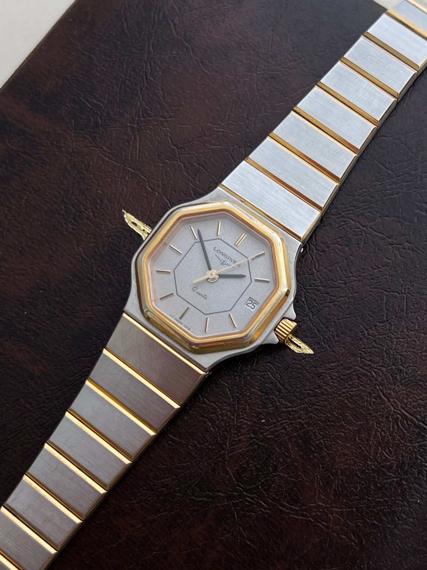 Longines Octagonal Two Tone Women's Watch