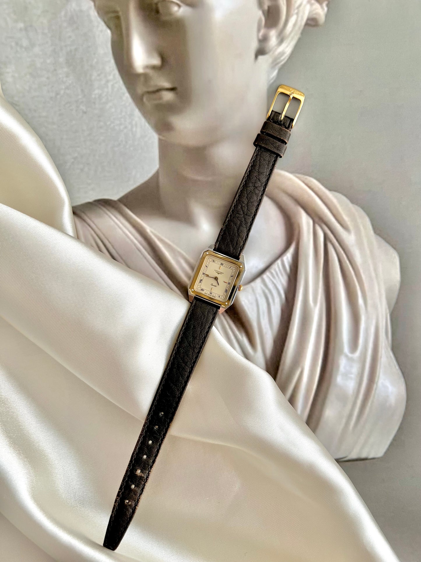 Longines Two Tone Rectangular Women's Watch