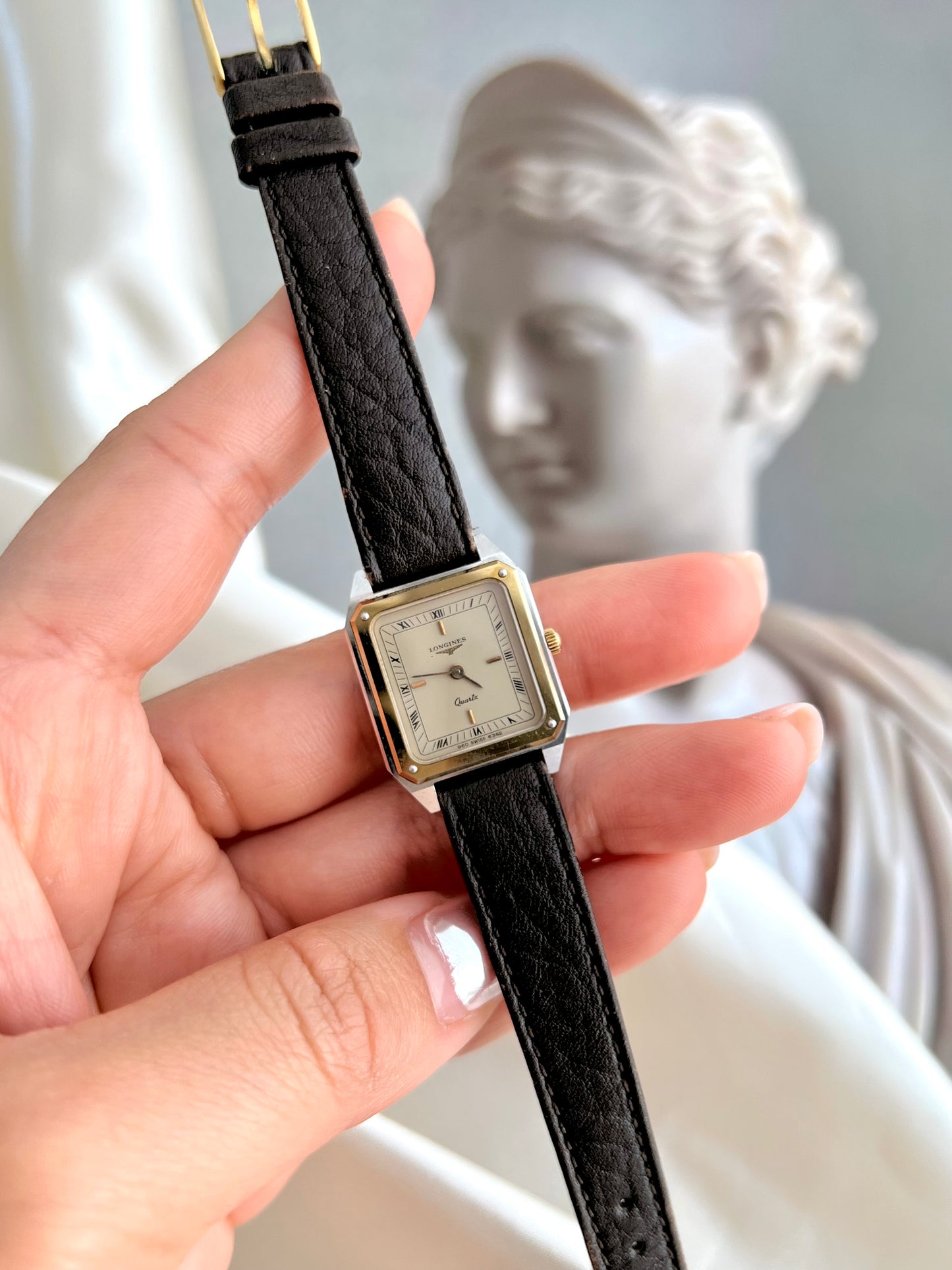 Longines Two Tone Rectangular Women's Watch