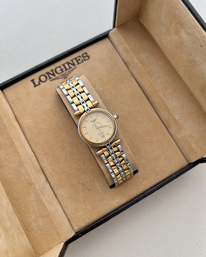 Longines Flagship Champagne Dial Two Tone Ladies Watch