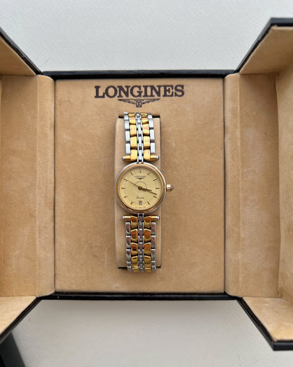 Longines Flagship Champagne Dial Two Tone Ladies Watch