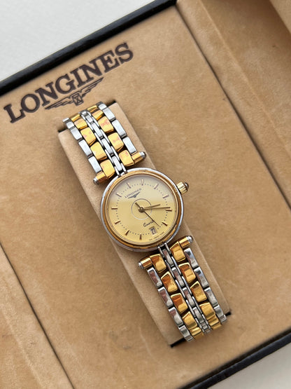 Longines Flagship Champagne Dial Two Tone Ladies Watch