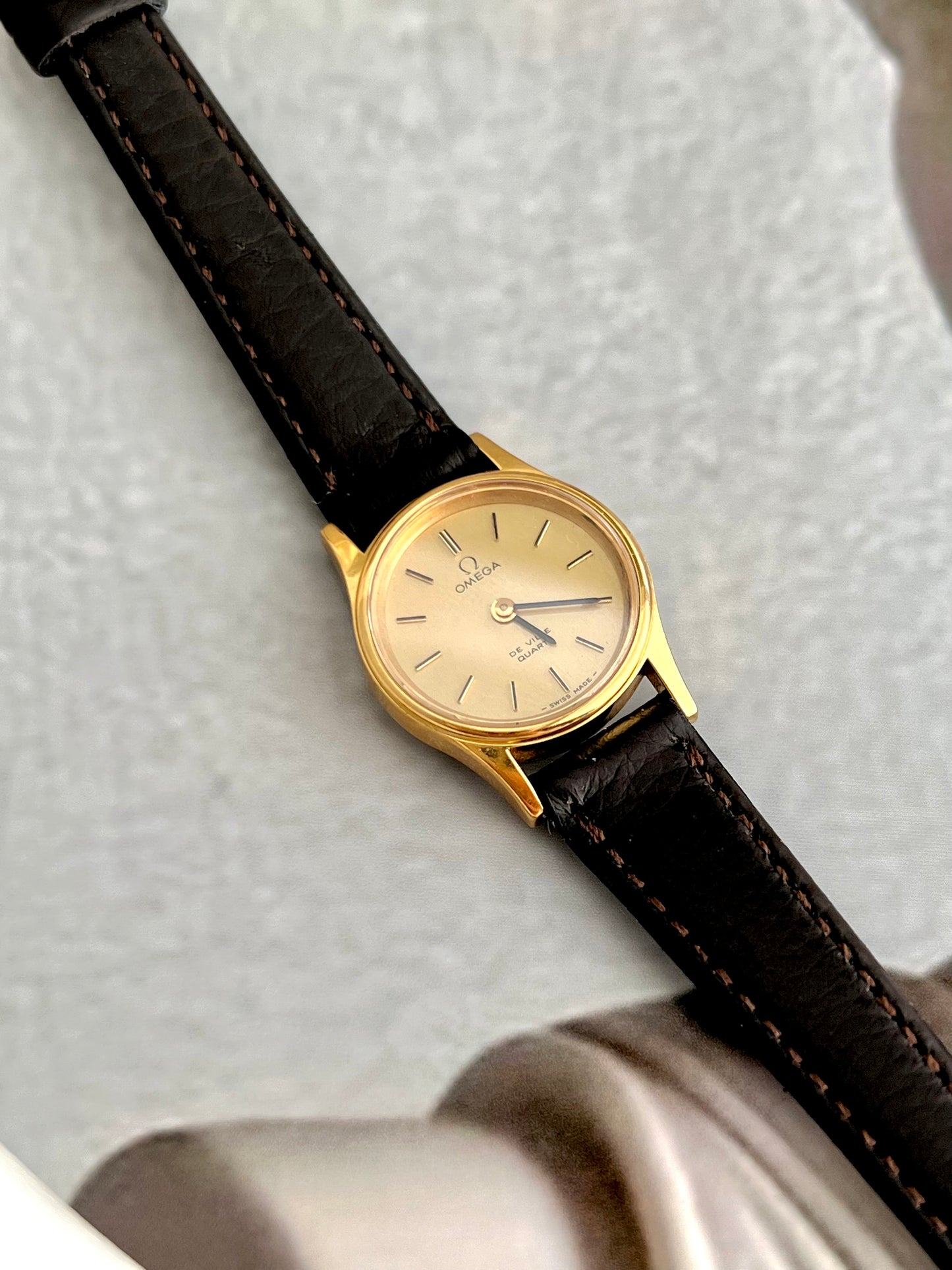 Omega De Ville Small Woman's Watch in Gold Tone