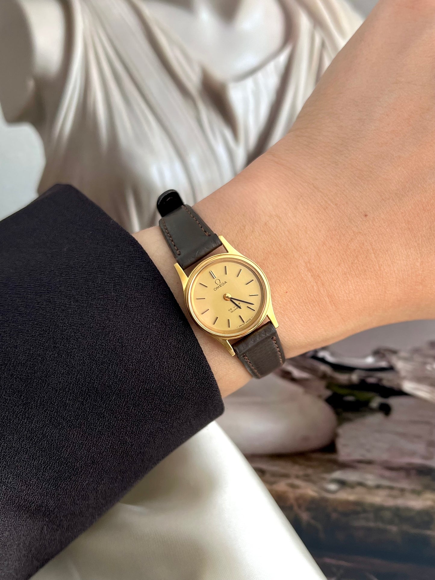 Omega De Ville Small Woman's Watch in Gold Tone