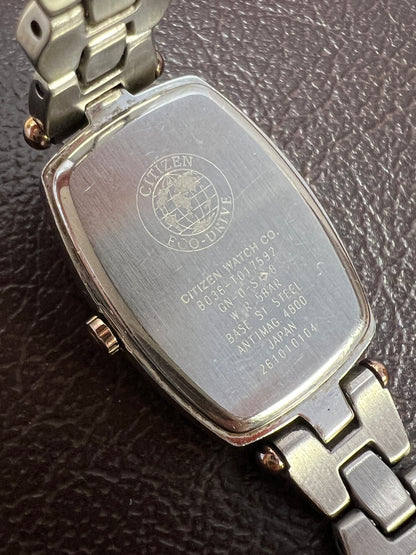 Citizen Exceed Pink Stardust Dial Two Tone Bracelet Watch