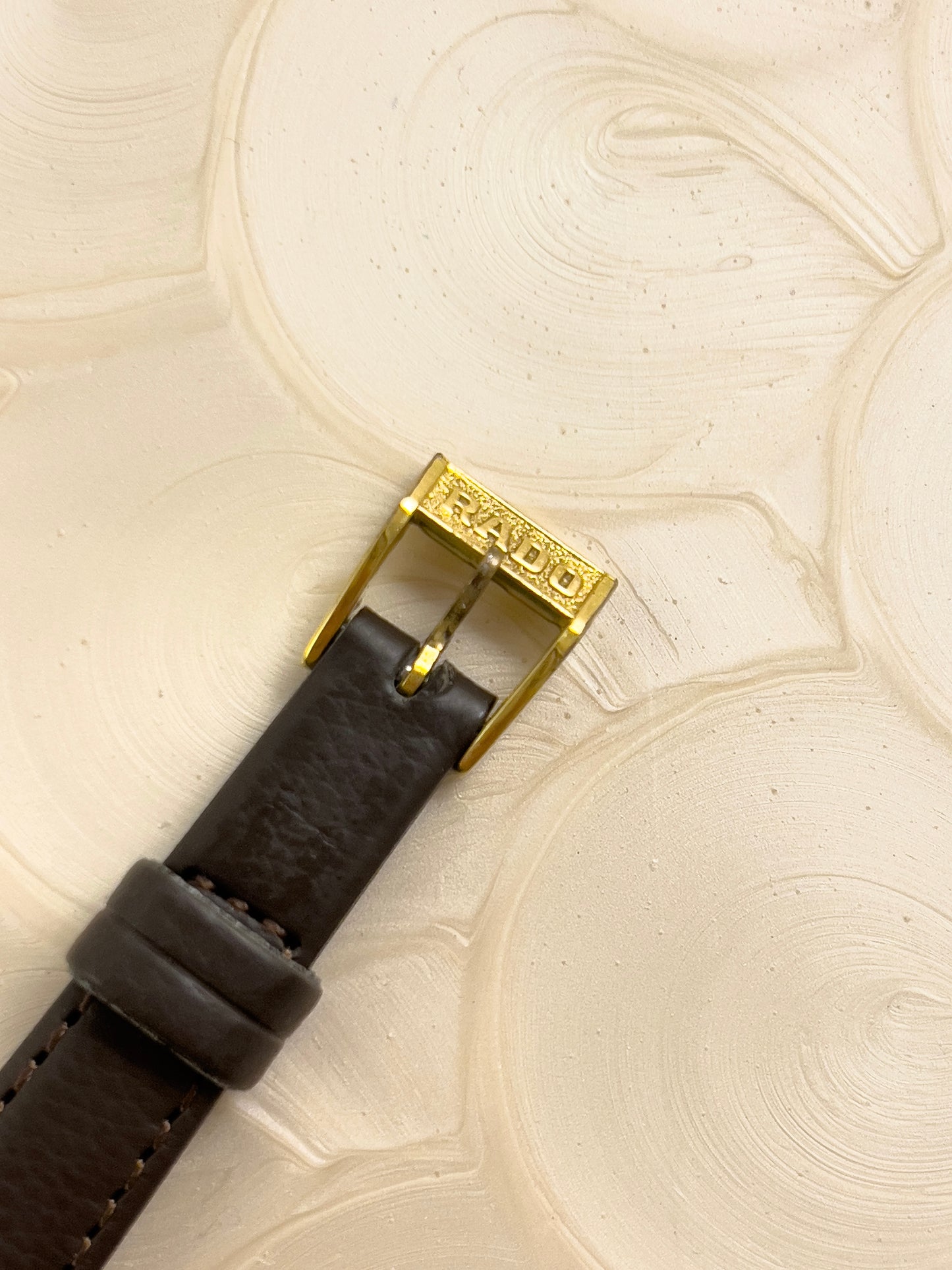 Rado Cushion Triple Stepped Bezel Case Woman's Watch