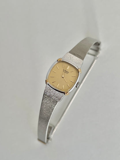Seiko Gold Dial Cushion Women’s Watch