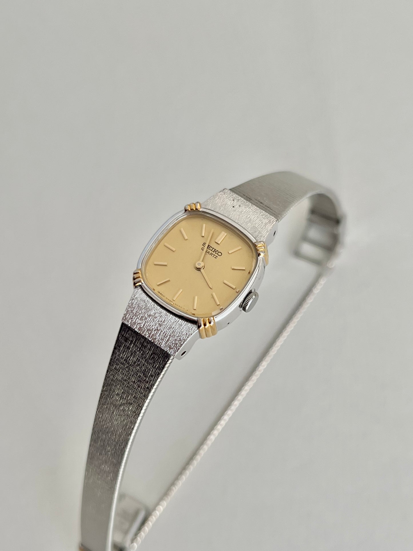 Seiko Gold Dial Cushion Women’s Watch