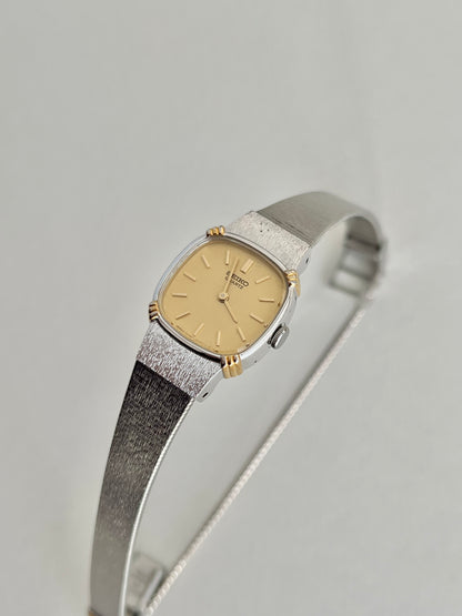 Seiko Gold Dial Cushion Women’s Watch