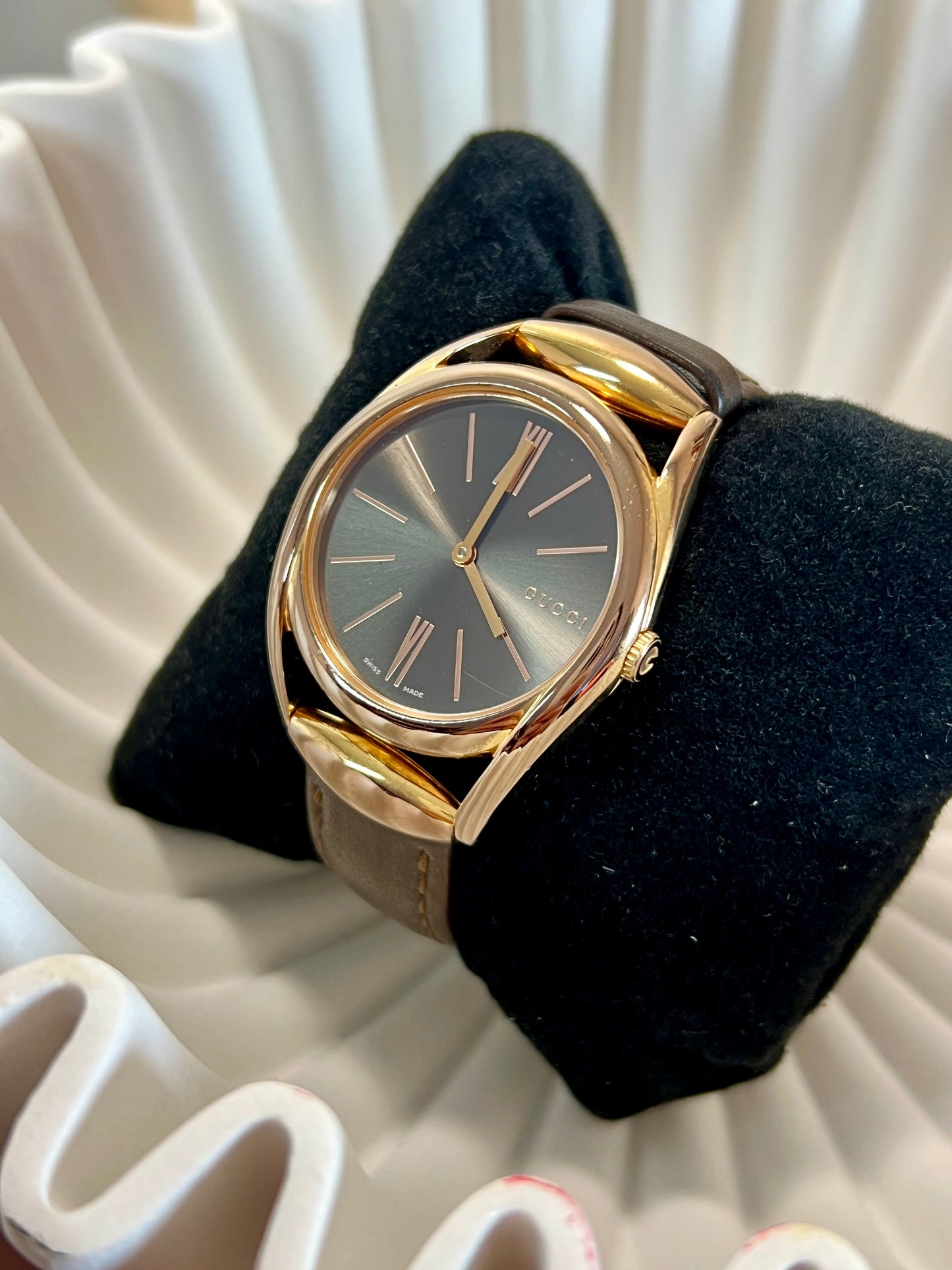 Gucci Horsebit Rose Gold Modernist Women’s Watch