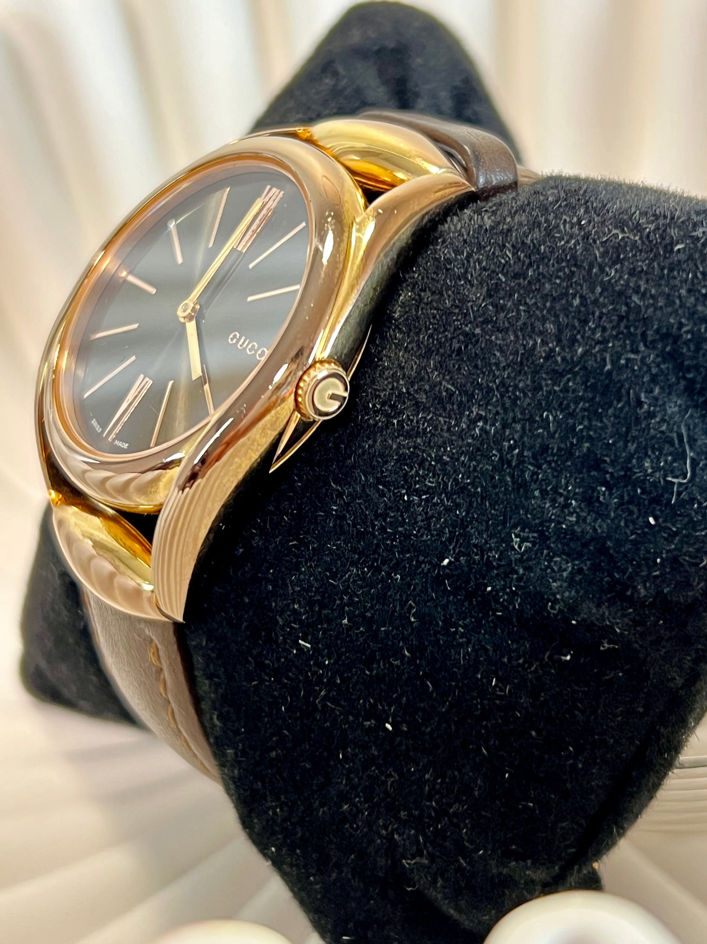 Gucci Horsebit Rose Gold Modernist Women’s Watch