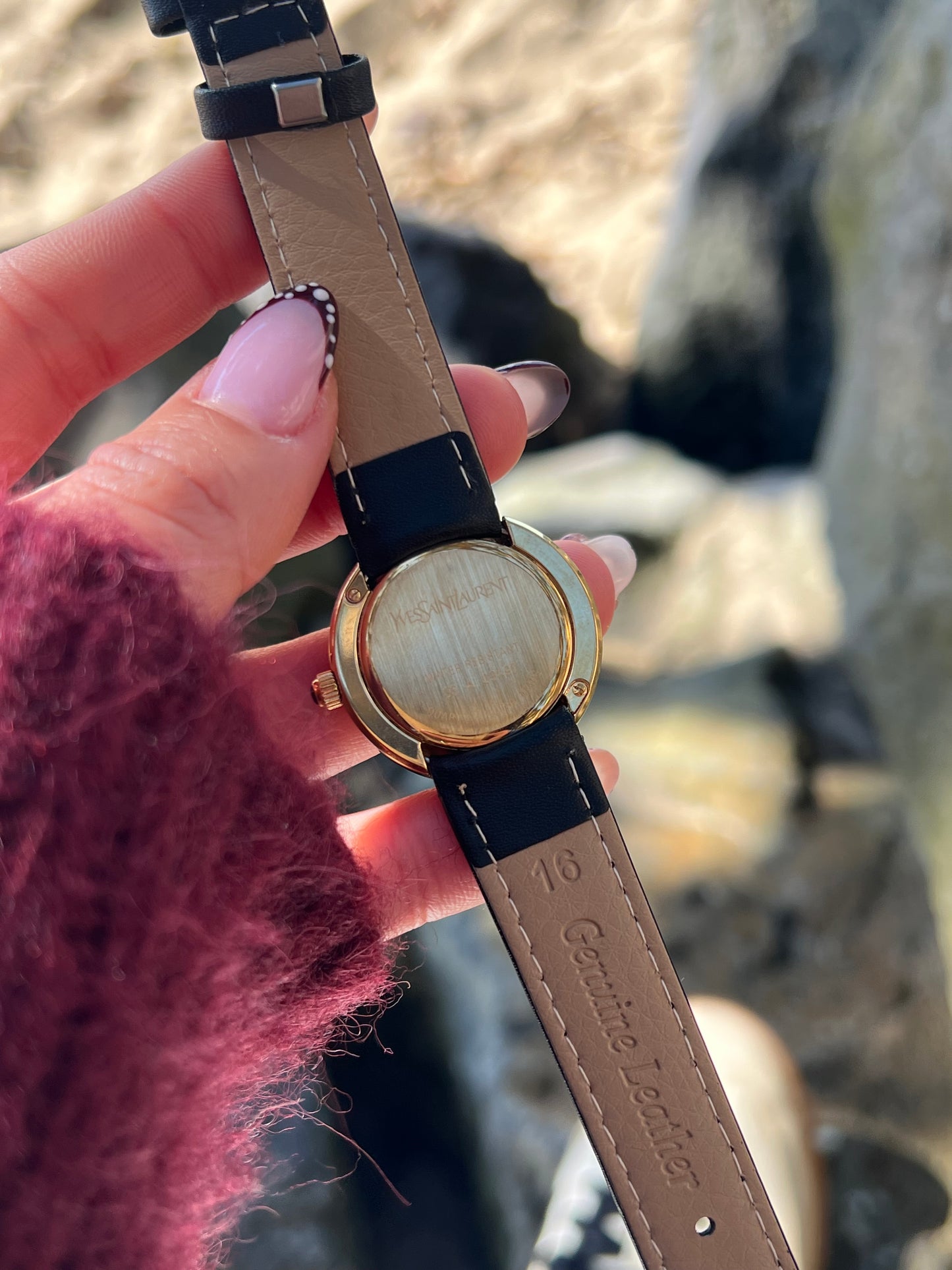 Yves Saint Lauren "Jewelled Halo" Watch in Shades of Blue