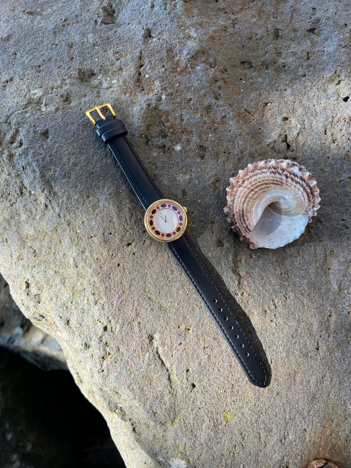 Yves Saint Lauren "Jewelled Halo" Watch in Shades of Red