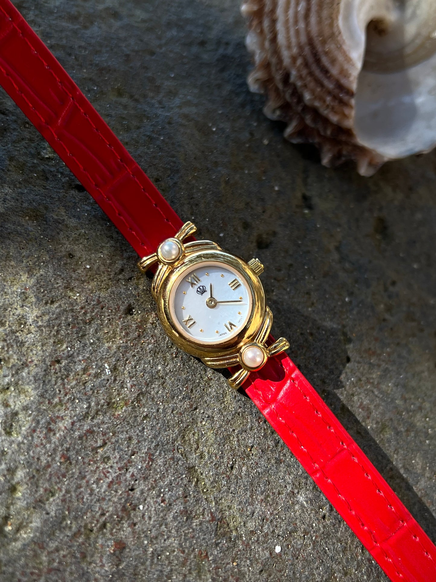 Mikimoto Akoya Pearl Ribbon Women’s Watch