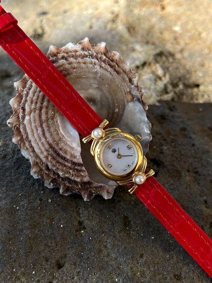 Mikimoto Akoya Pearl Ribbon Women’s Watch