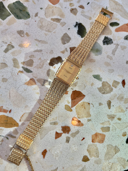 Seiko Tank Vintage Woman's Watch with a Croissant Case