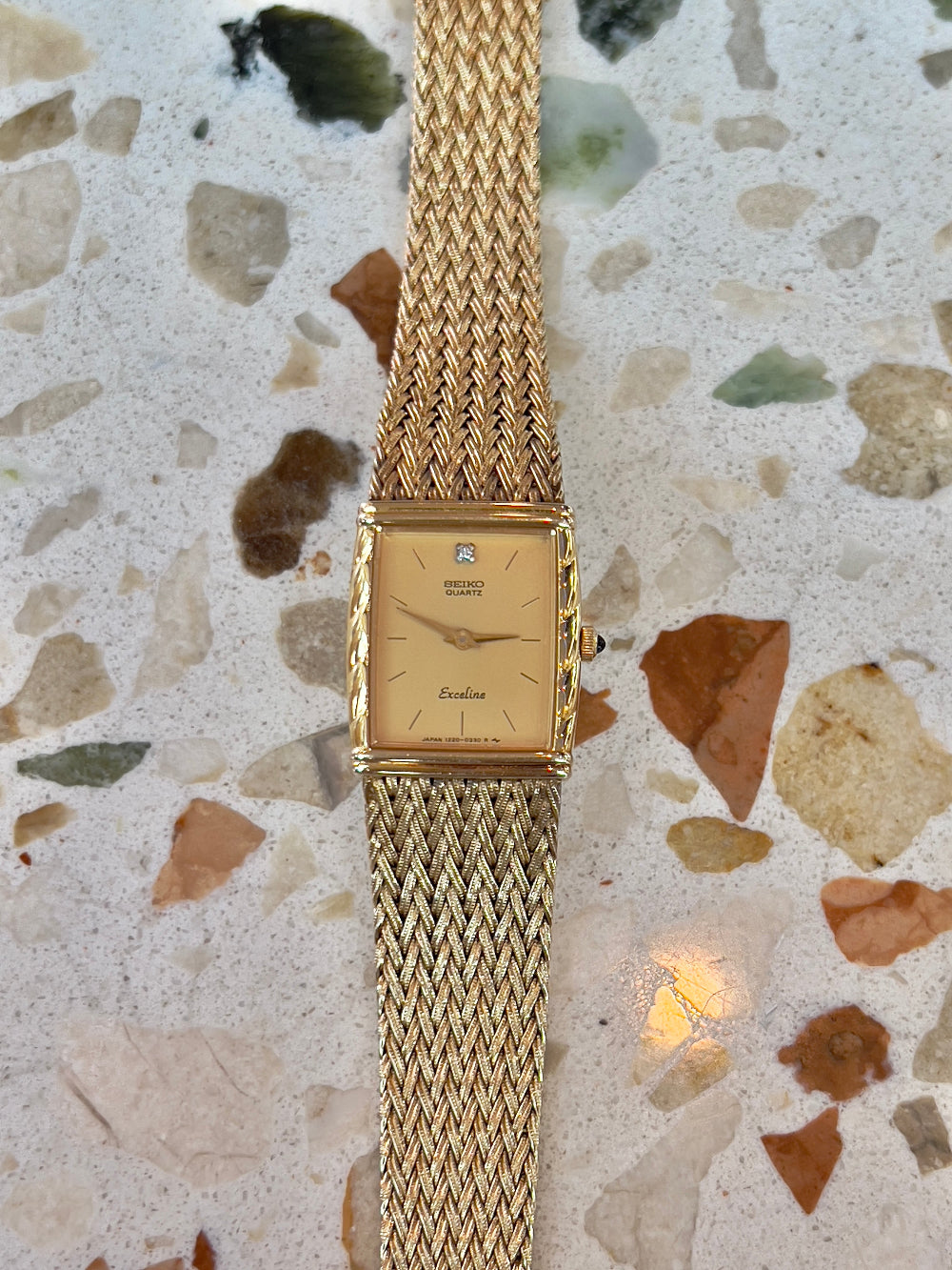 Seiko Tank Vintage Woman's Watch with a Croissant Case