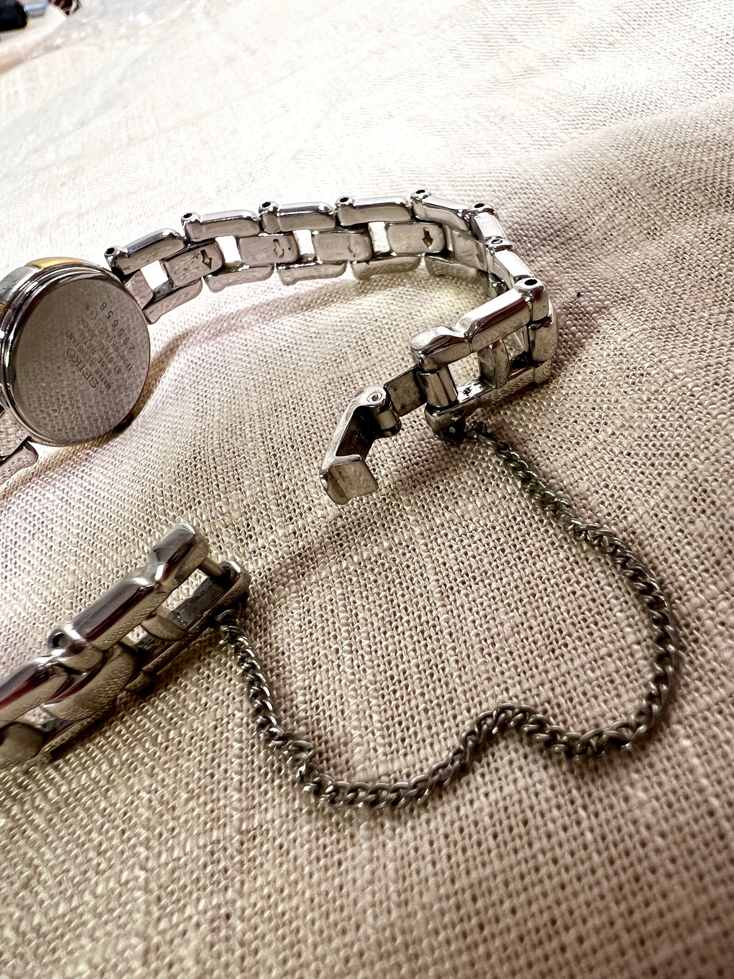 Seiko Tisse Two-Tone Roman Dial with Two Tone Scalloped Bezel
