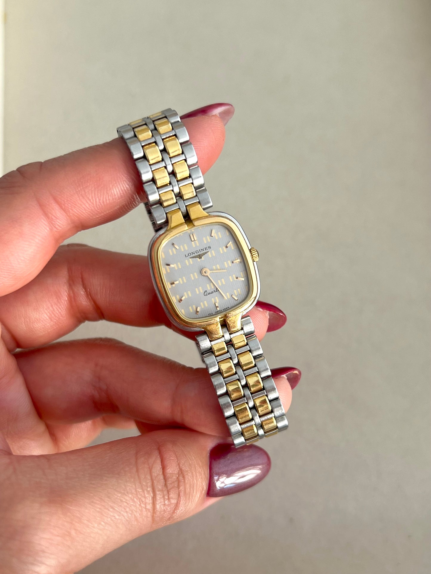 Longines Two Tone Soft Square Women's Watch