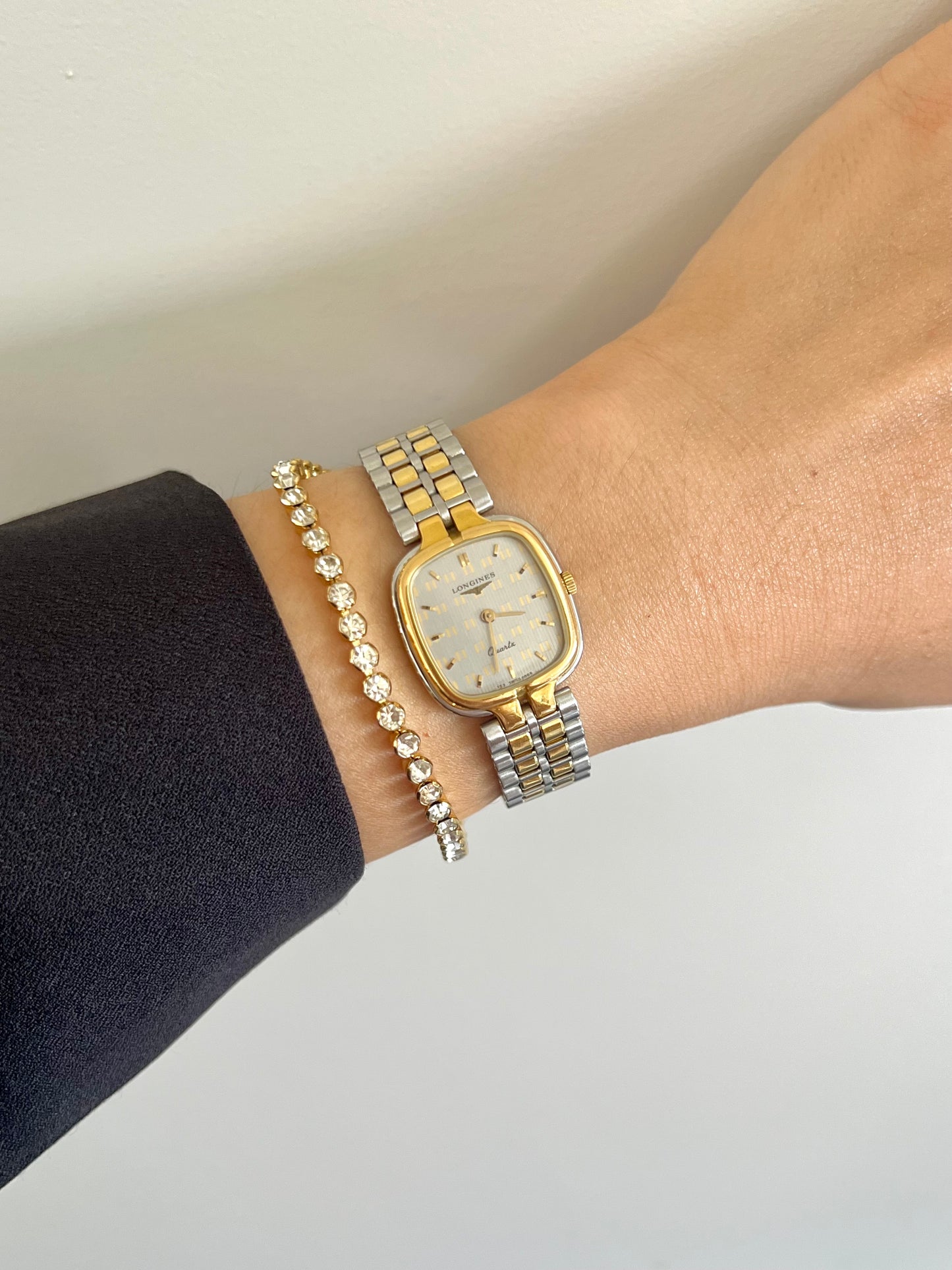 Longines Two Tone Soft Square Women's Watch