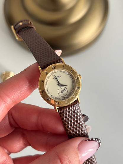 Gucci Roman Bezel Cream Dial Women’s Watch
