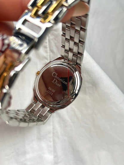 Christian Dior Round Roman Dial Two Tone Unisex Watch