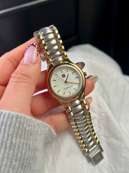 Givenchy White Dial Two Tone Bracelet Women’s Watch