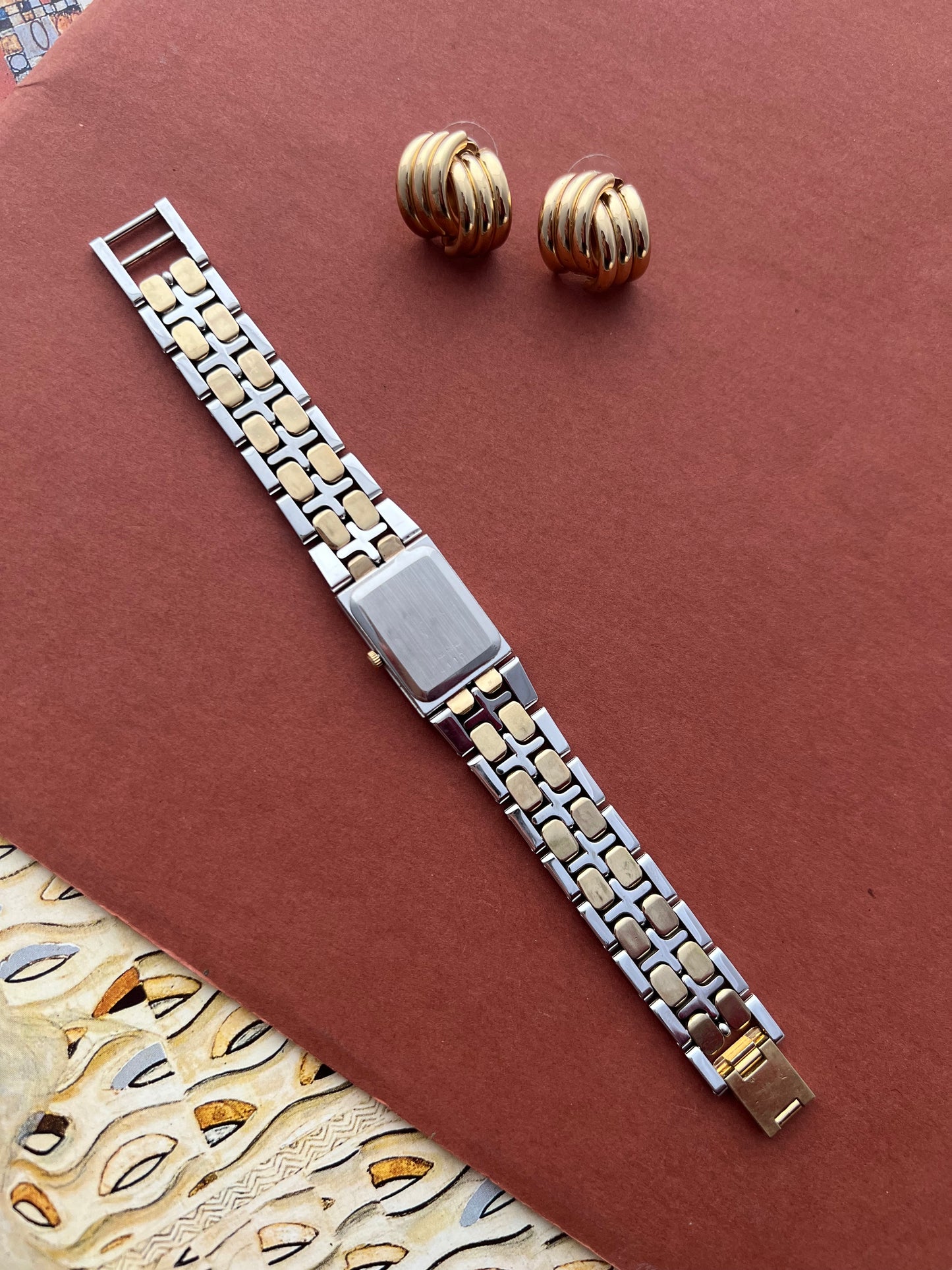 Longines QWR Ladies Two Tone Bracelet Watch with Champagne Dial