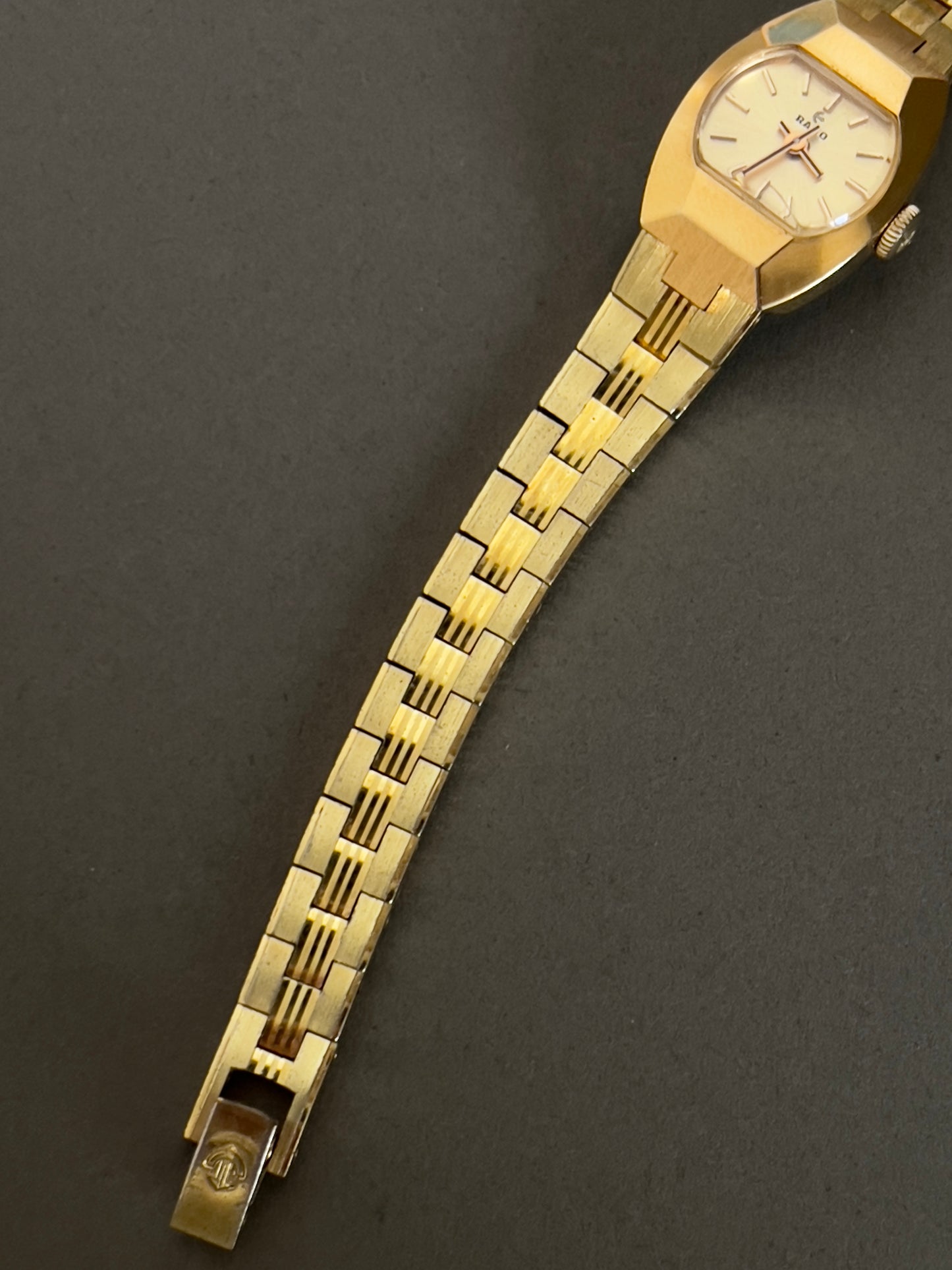 Rado Petite Gold Toned Hand Wound Woman's Watch