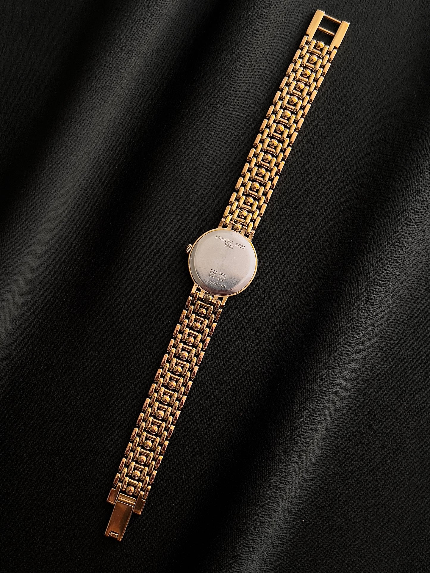 Longines Classic Gold Ladies Watch with Polka Dial