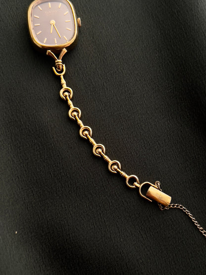 Rado Ladies Watch with Antique Bronze Dial and Art Deco Bracelet