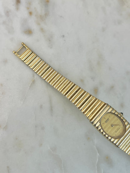 Seiko Gold Women's Watch with Bamboo Bracelet
