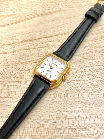 Rado Apis White Dial Gold Tone Dress Watch