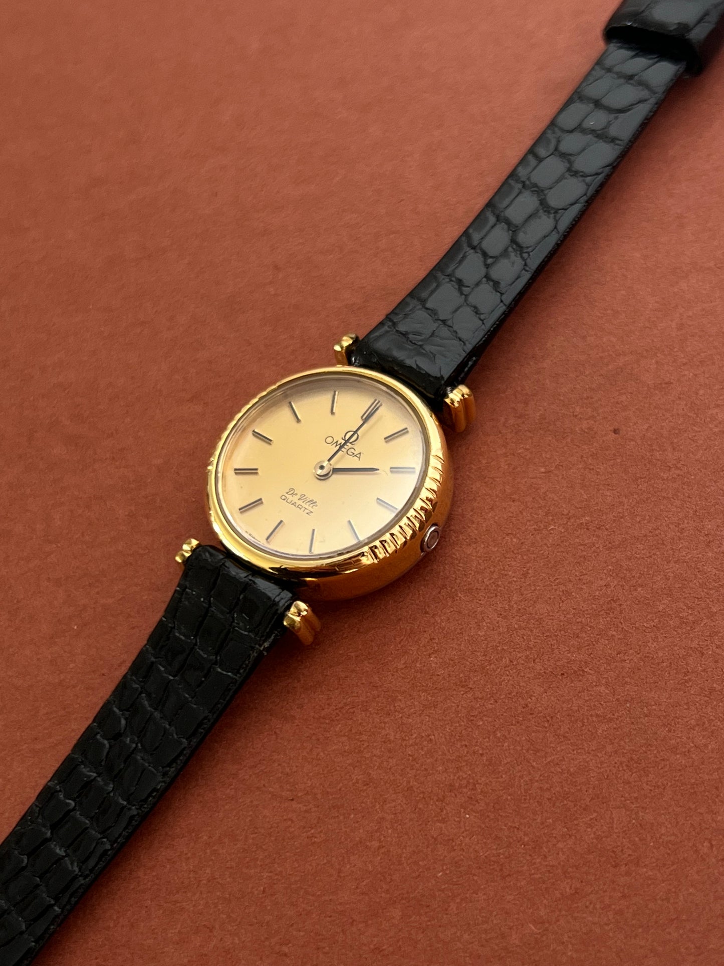 Omega De Ville Gold Toned Round Women’s Watch