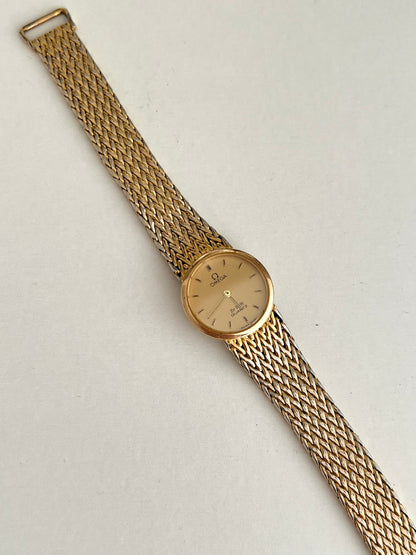 Omega De Ville Woven Bracelet Women's Watch