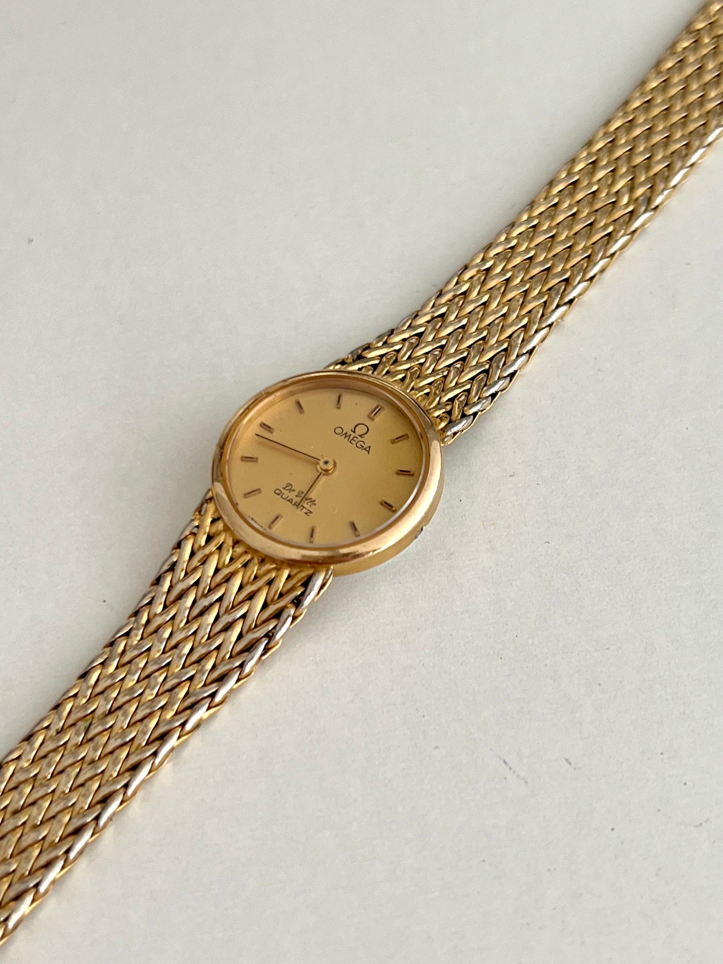 Omega De Ville Woven Bracelet Women's Watch